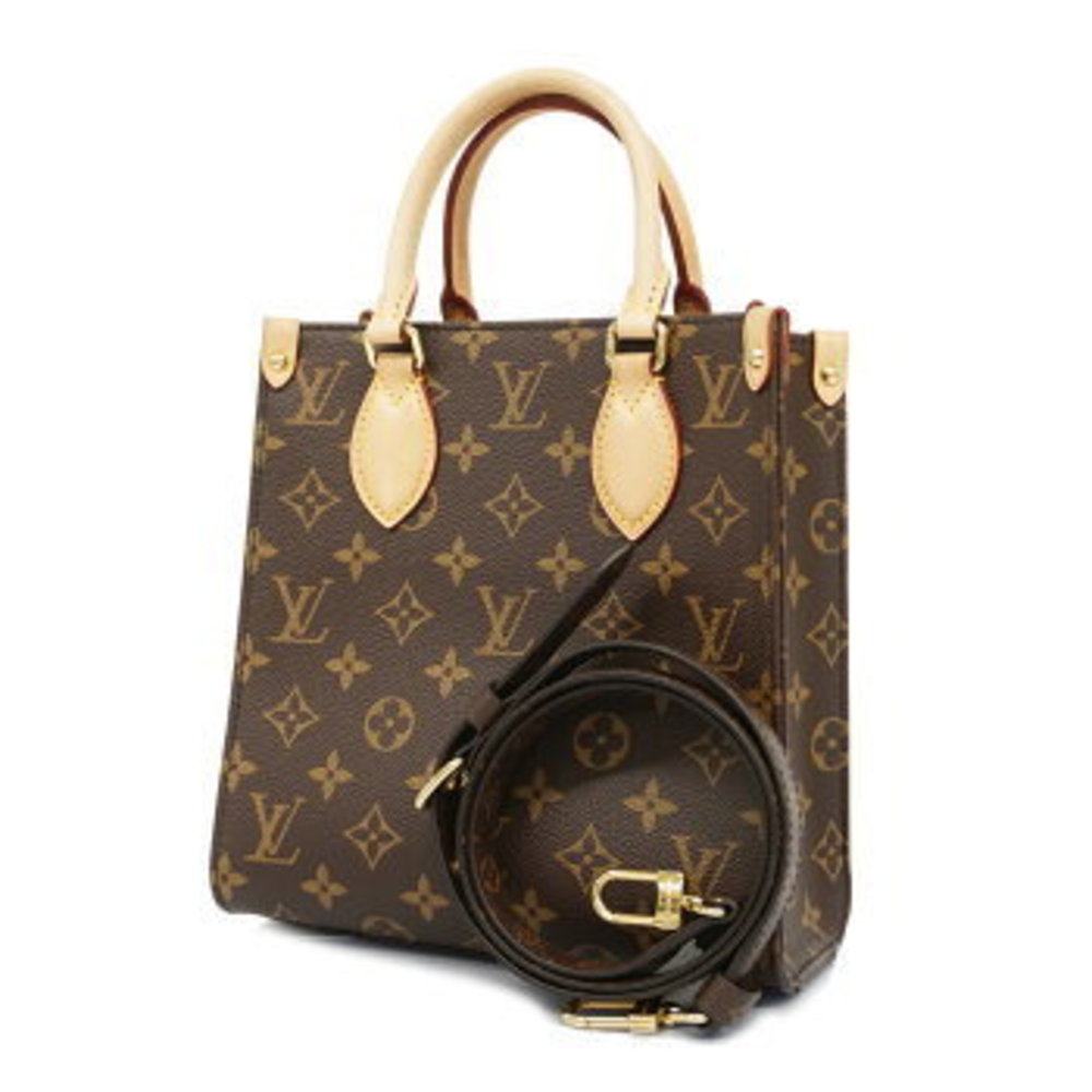 Louis Vuitton Sac Plat BB Monogram Canvas Shoulder Bag